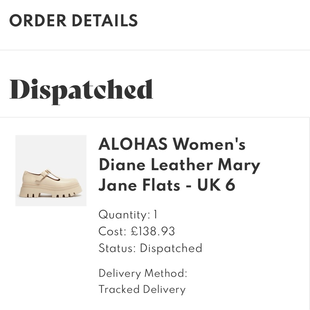 ALOHAS Women's Diane Leather Mary Jane Flats - UK 6 (39)